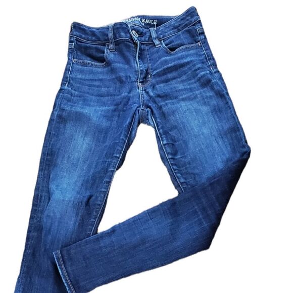 American Eagle Indigo High-Rise Jeggings - Picture 1 of 6